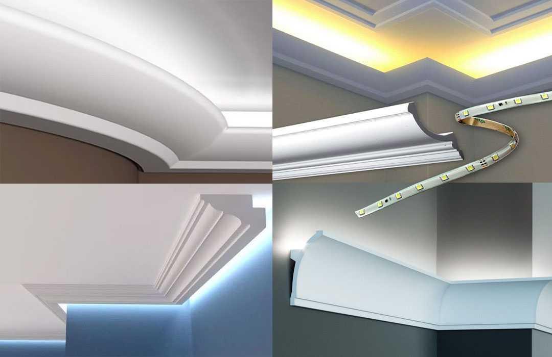 Как установить на натяжной потолок плинтус потолочный: Установка потолочного плинтуса на натяжной потолок: варианты
