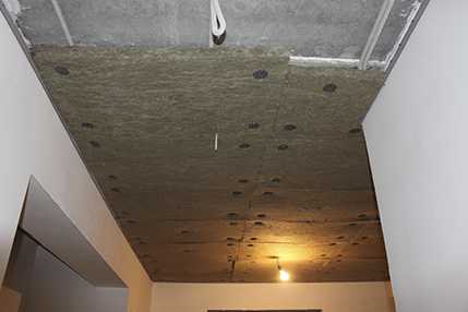 Потолок шумоизоляция: Шумоизоляция потолка в квартире, материалы для звукоизоляции
