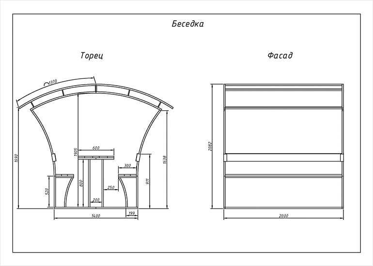 Беседка из трубы своими руками чертежи и размеры: Чертеж беседки из профильной трубы представлен в статье, а так же фото и видео инструкция с размерами и советами как сварить конструкцию своими руками