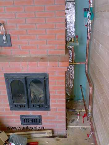 Отопление в доме печное: Печное отопление с водяным контуром для частного дома