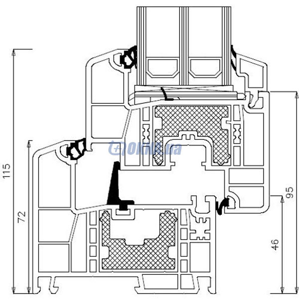 Ширина профиля пластикового окна: Толщина профиля пластиковых окон - виды и цены
