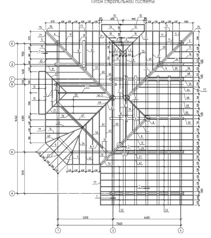 Чертеж вальмовой стропильной системы: Страница не найдена - Ремонт крыши и кровли