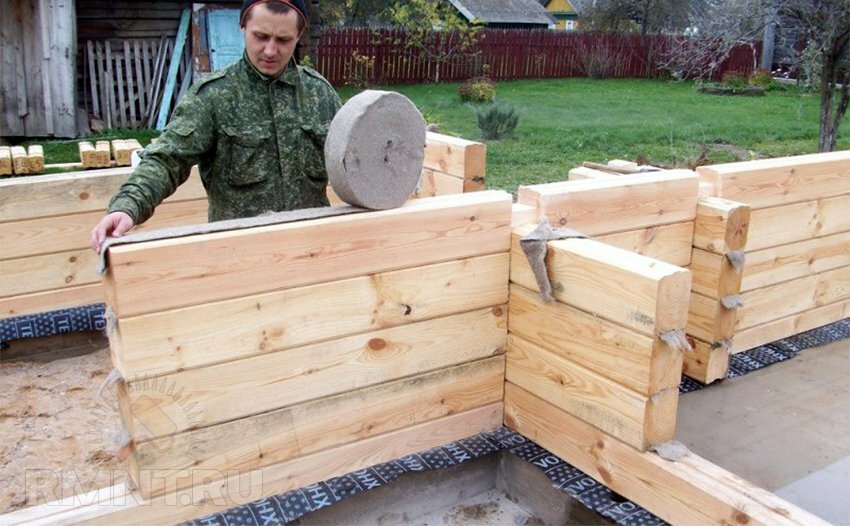 Баня своими руками из бруса: Идет проверка...