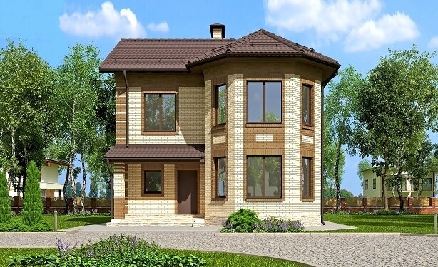 Дома с эркером фото: проектирование, постройка и подбор дизайна (90 фото)