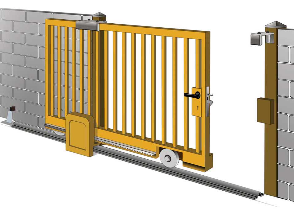 Раздвижные ворота самодельные: Как сделать откатные ворота своими руками, пошаговая инструкция с чертежами и схемами.