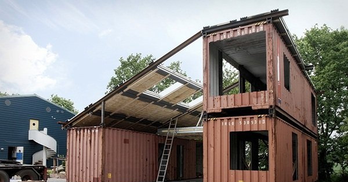 Проекты домов из 3 контейнеров: Дом из контейнеров. Фото 22-х лучших проектов