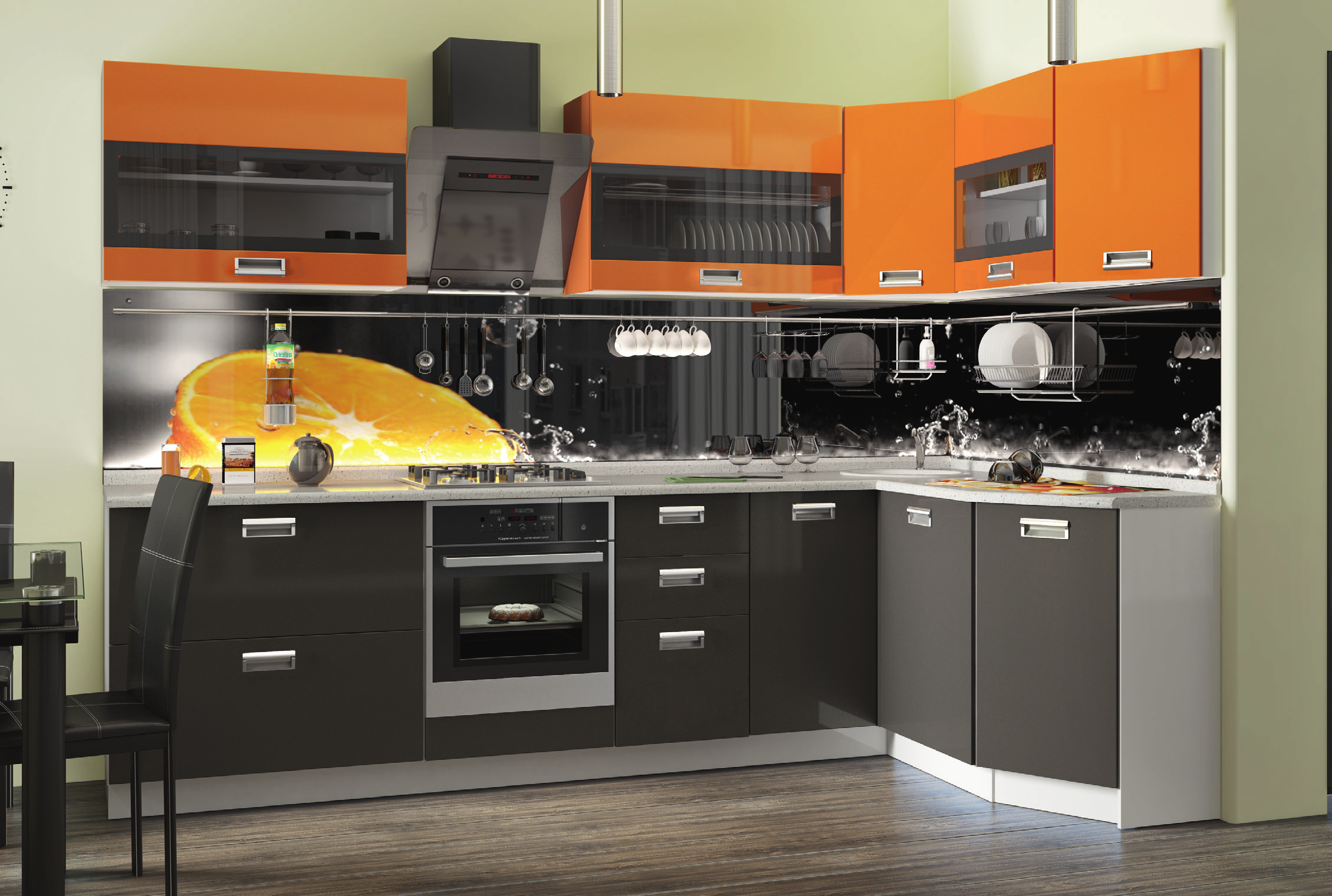 Встраиваемые кухни: Встроенные кухни - 65 фото, дизайн интерьера кухни