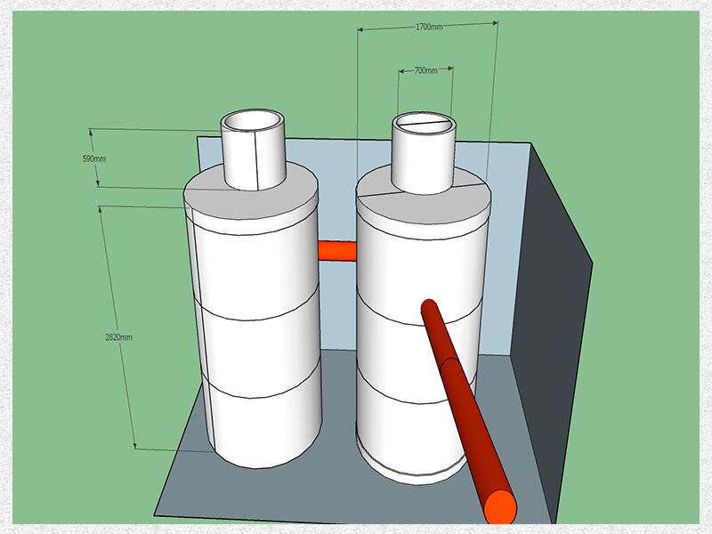 Как устроен септик из бетонных колец: Септик из бетонных колец: схема, устройство, этапы установки