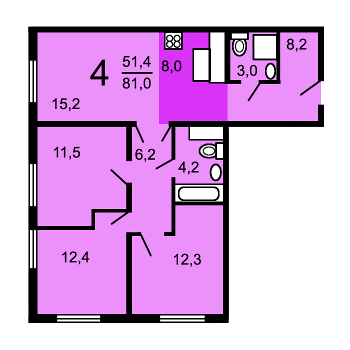 4 план: План 4 этажа (Административный корпус)