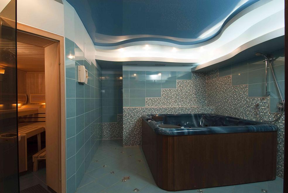 Натяжной потолок в ванной фото дизайн: 400 фото натяжных потолков в ванной