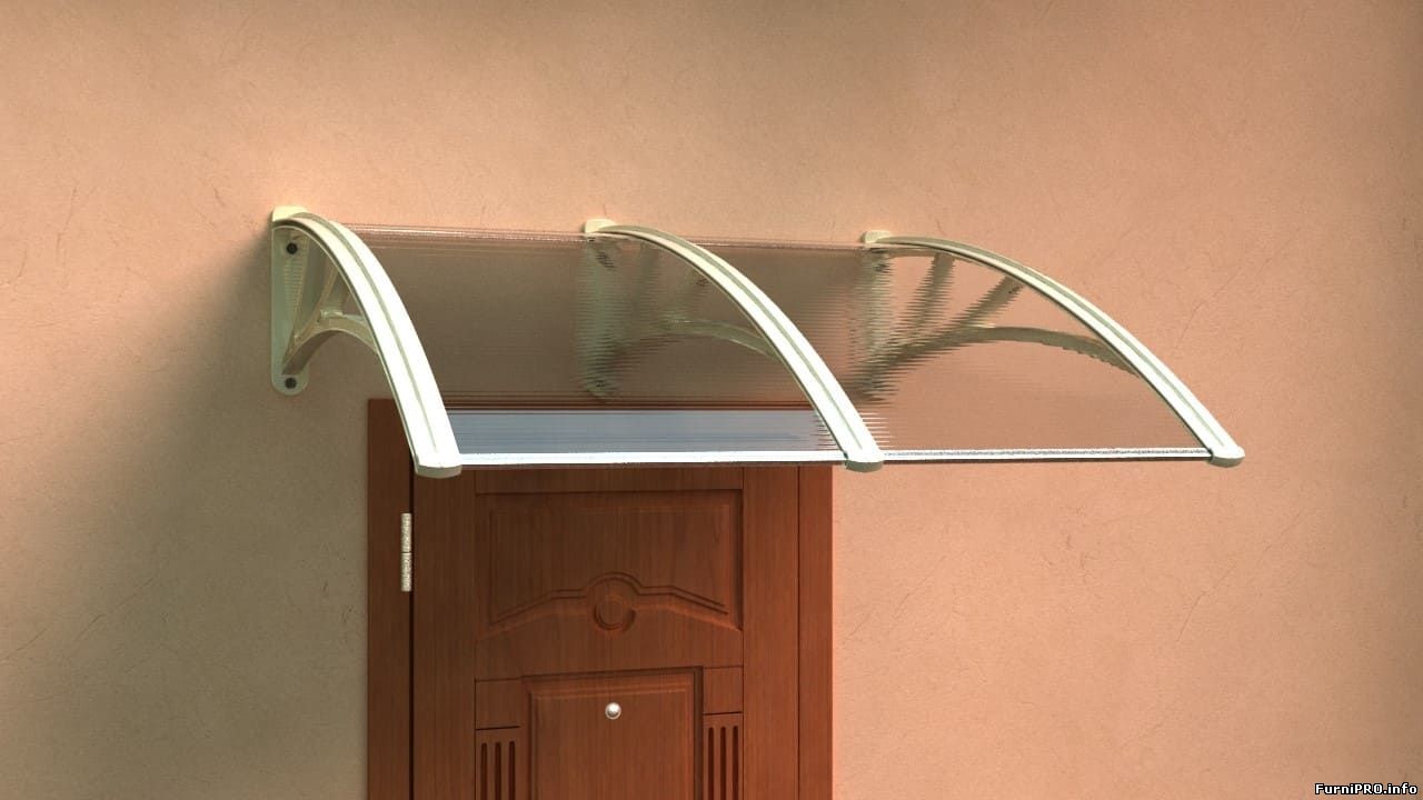 Козырьки над дверью из поликарбоната фото: навес над крыльцом и входом в частном доме своими руками, готовые проекты