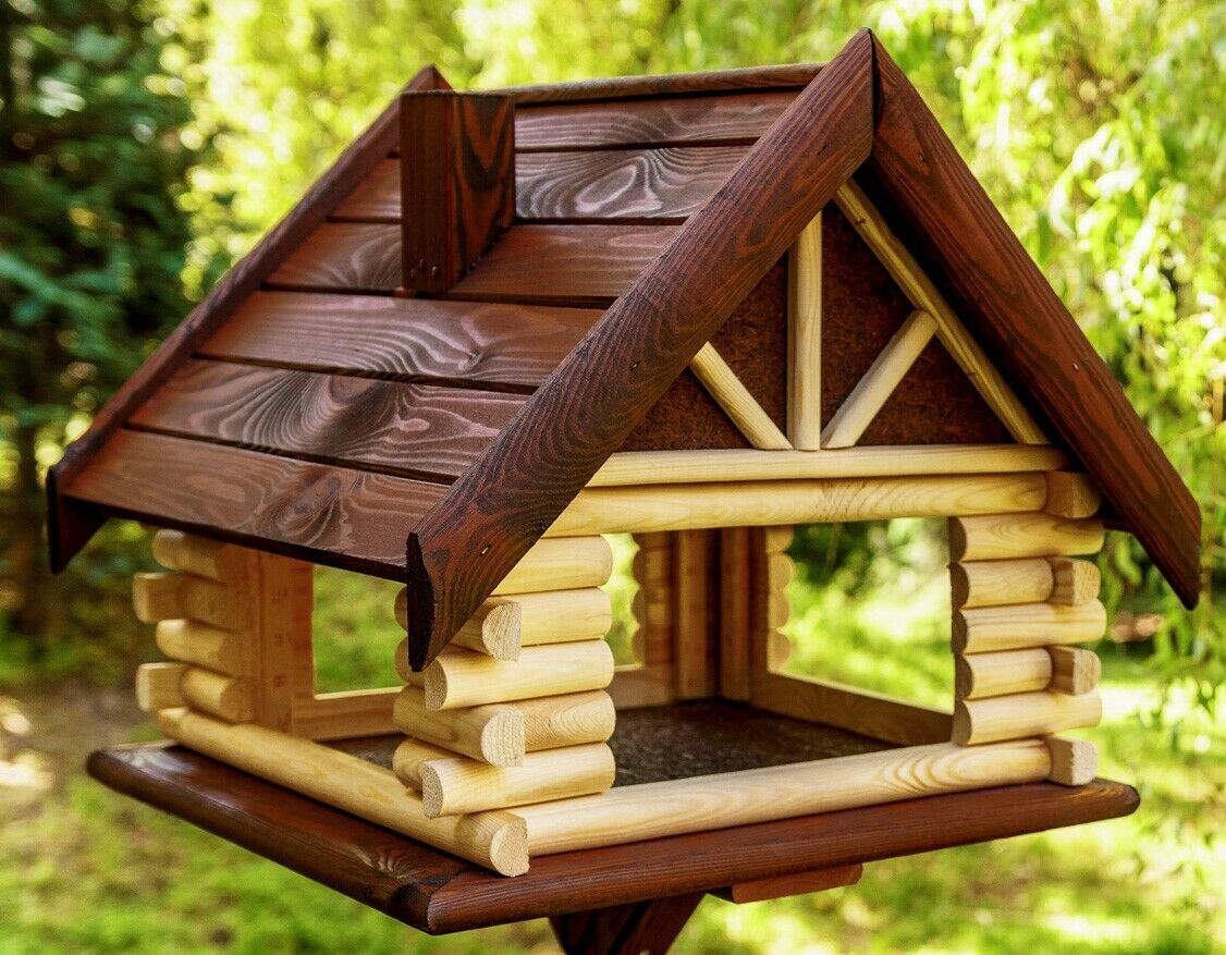 Кормушка для птиц своими руками деревянная: оригинальные идеи для создания красивых деревянных кормушек. Как сделать кормушку по чертежу с указанными размерами?