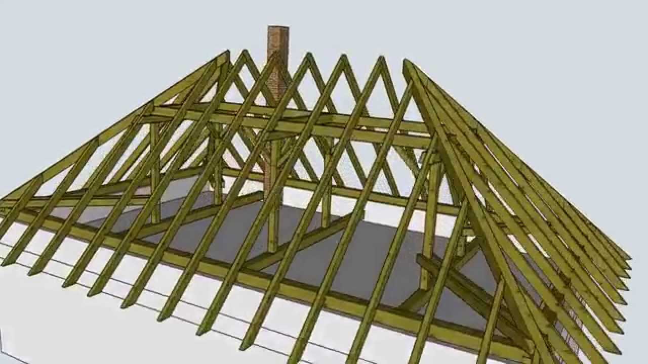 Как сделать крышу трехскатную: Как сделать трехскатную крышу своими руками — расчет и схемы (фото, видео)