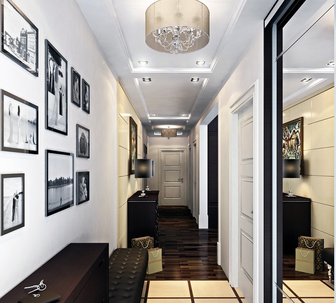 Дизайн в коридоре ремонт: как красиво сделать оформление коридора своими руками, идеи дизайна в квартире
