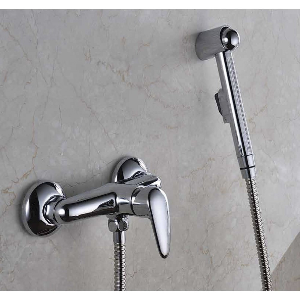 Гигиенический душ встроенный в стену: Смеситель скрытого монтажа для гигиенического душа: встроенный в стену вариант, встраиваемый комплект