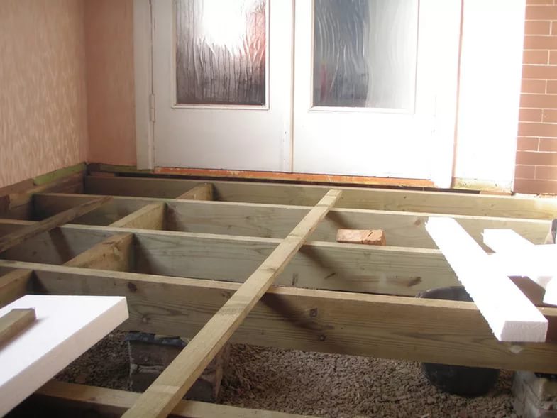Устройство пола на лагах в деревянном доме: материалы и технология. Черновой и чистовой пол