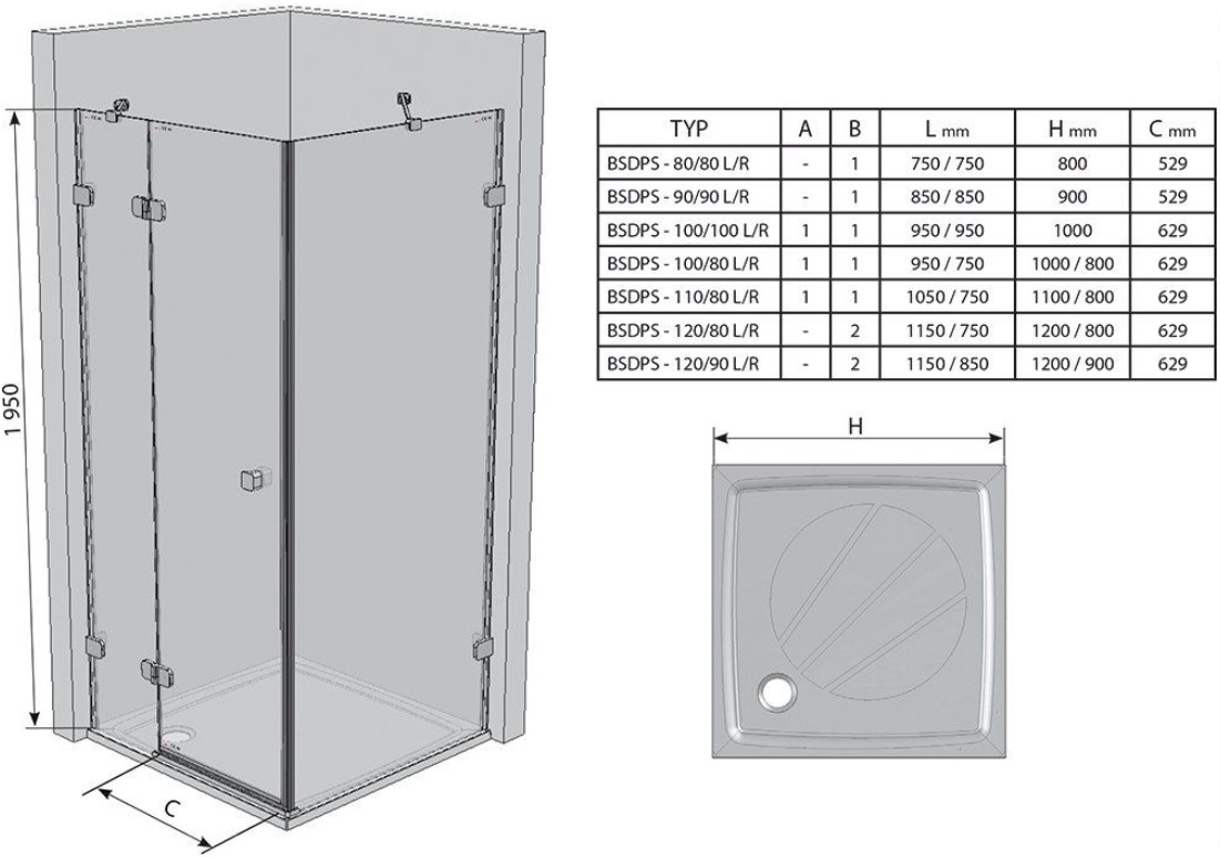 Какие размеры бывают душевых кабинок: Стандартные размеры душевых кабин - обзор с фото и ценами