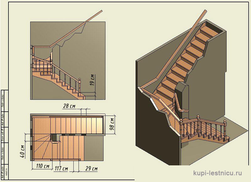Расчет лестницы онлайн двухмаршевой лестницы: Расчет лестницы – Онлайн-калькуляторы с чертежами + 3D