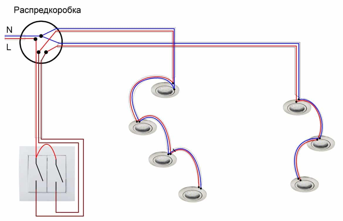 Схема выключателя на два выключателя: схемы + советы по подключению