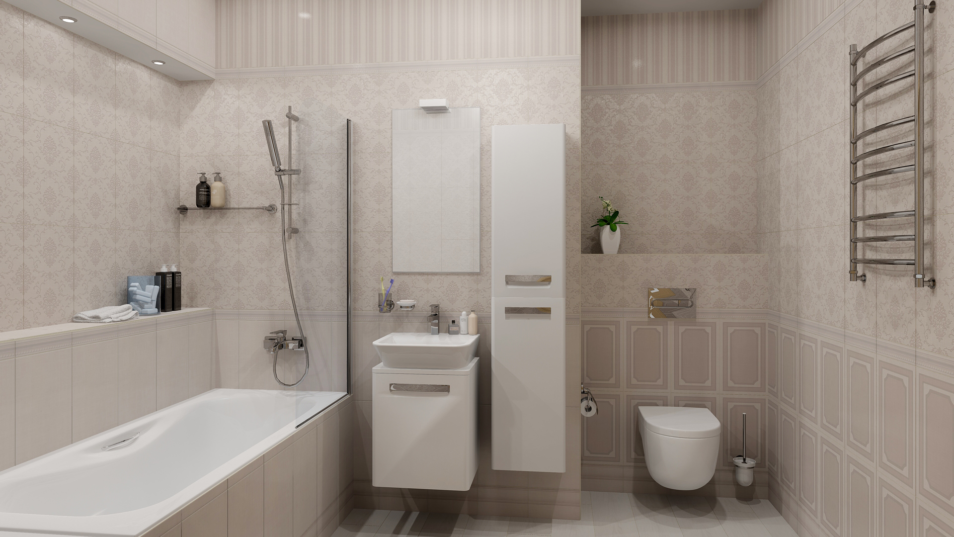 Керамогранит для туалета: Как правильно подобрать плитку для туалета с маленькой площадью?