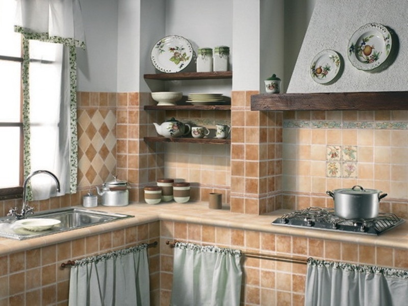 Кафельный фартук для кухни: керамический кафель и его укладка для кухонного дизайна
