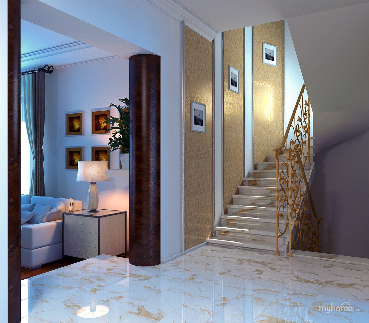 Фото коридор в доме: Прихожая в частном доме - фото оригинальных идей дизайна в прихожейДекор и дизайн интерьера