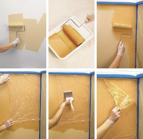 Красим стены в квартире своими руками: как правильно снимать старую краску, как оформить стены ванной и спальни оригинально и интересно