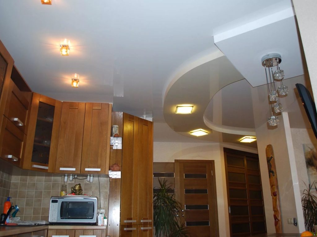 Бежевый потолок на кухне натяжной потолок: Бежевый натяжной потолок: особенности выбора и установки