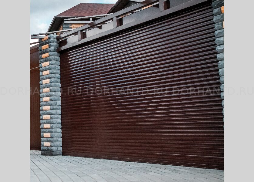 Уличные ворота рольставни: Уличные рулонные ворота 3000x2750 мм. – купить в Москве по цене 53 160 руб.