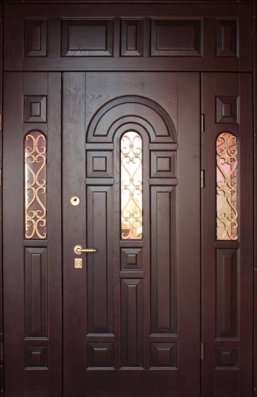 Входные двери с окнами: Входная дверь с окном: назначение и конструктивные особенности