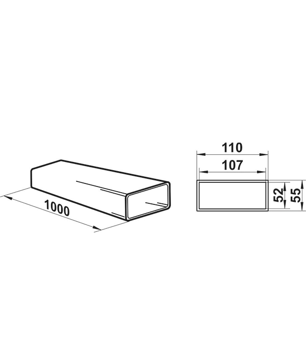 Пластиковый воздуховод прямоугольного сечения: Прямоугольные пластиковые воздуховоды Пластивент