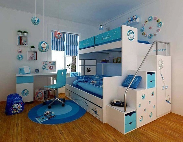 Детские комнаты для мальчиков для двоих: 4 шага и 108 фото