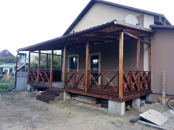 Как пристроить к деревянному дому веранду: Как пристроить веранду к деревянному дому своими руками: проекты