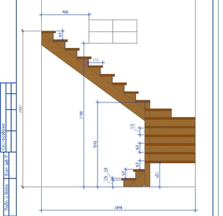 Проем под лестницу на второй этаж размеры: Длина лестницы на второй этаж