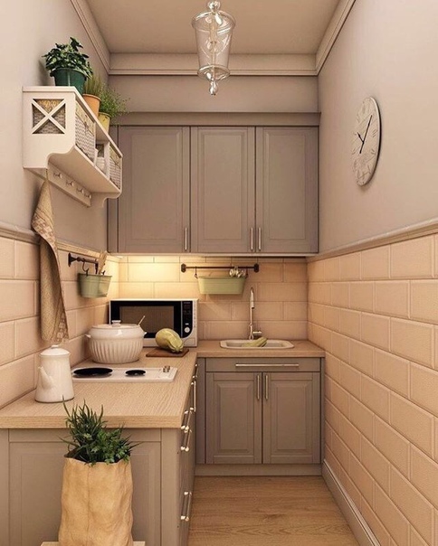 Интерьер маленькой кухни 6 кв м: Дизайн кухни 6 кв.м - 5 идей и 138 фото (реальные ремонты)