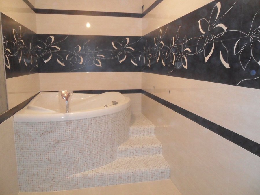 Видео облицовка ванной комнаты плиткой: Отделка ванной комнаты плиткой. 25 Фото. Дизайн и декор