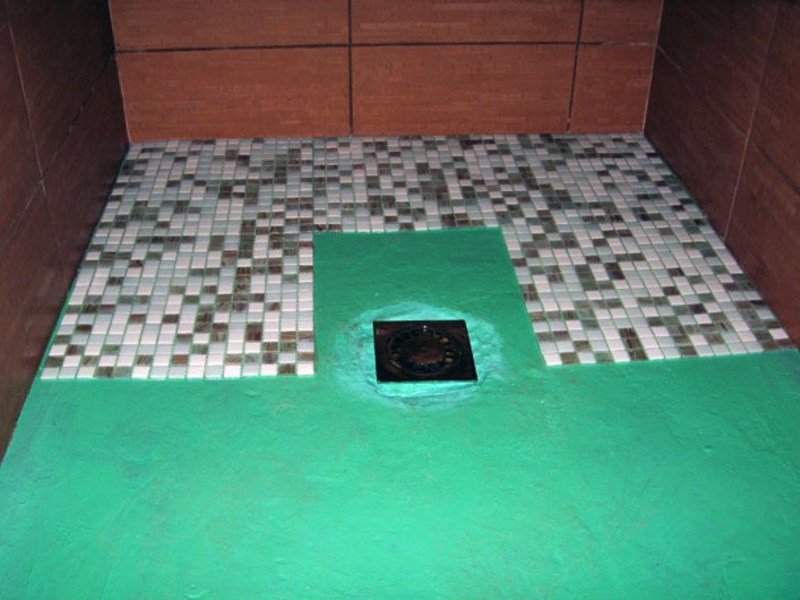 Укладка на пол мозаичной плитки в душе: Укладка мозаики на пол своими руками