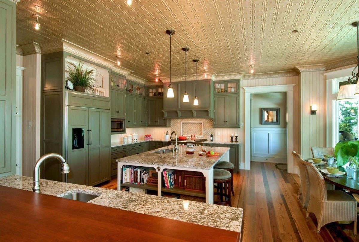 Кухня в потолок фото: 30 фото, плюсы минусы и современные идеи дизайна