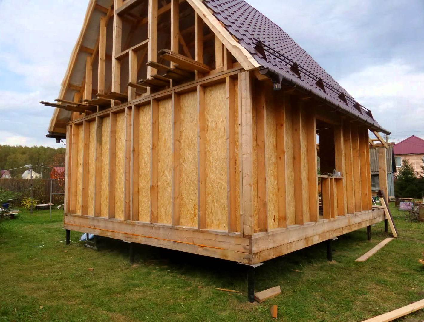 Каркасные дома своими руками как построить: Статьи на строительную тематику от компании ТеремОк.