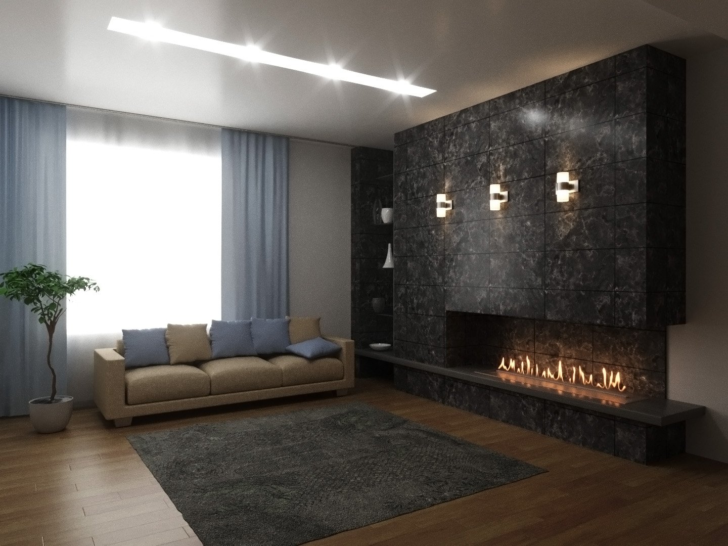 Современный камин в интерьере: Камины в интерьере гостиной: 70+ фото дизайна интерьера в современном стиле