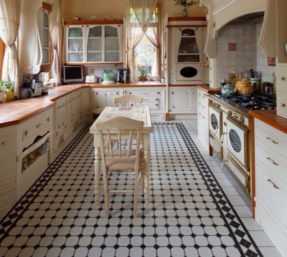 Плитка на пол на кухню дизайн фото: Плитка для кухни на пол – 50 фото в интерьере и гид по выбору
