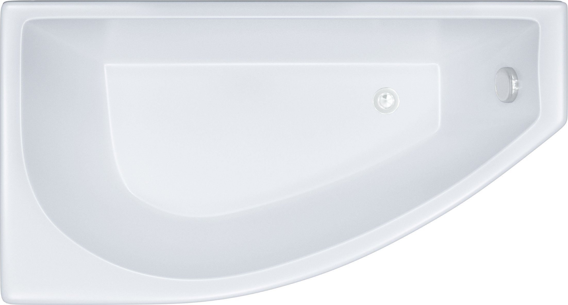Экран для акриловой ванны угловой: Экран под ванну торцевой «Премиум А» 70 см цвет белый