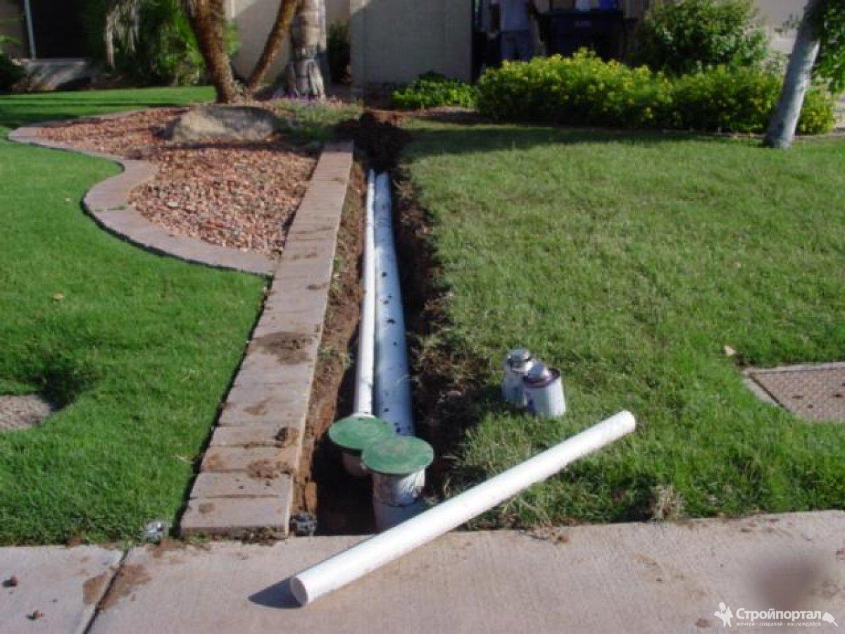 Как отвести воду с участка: устройство дренажных систем и другие методы