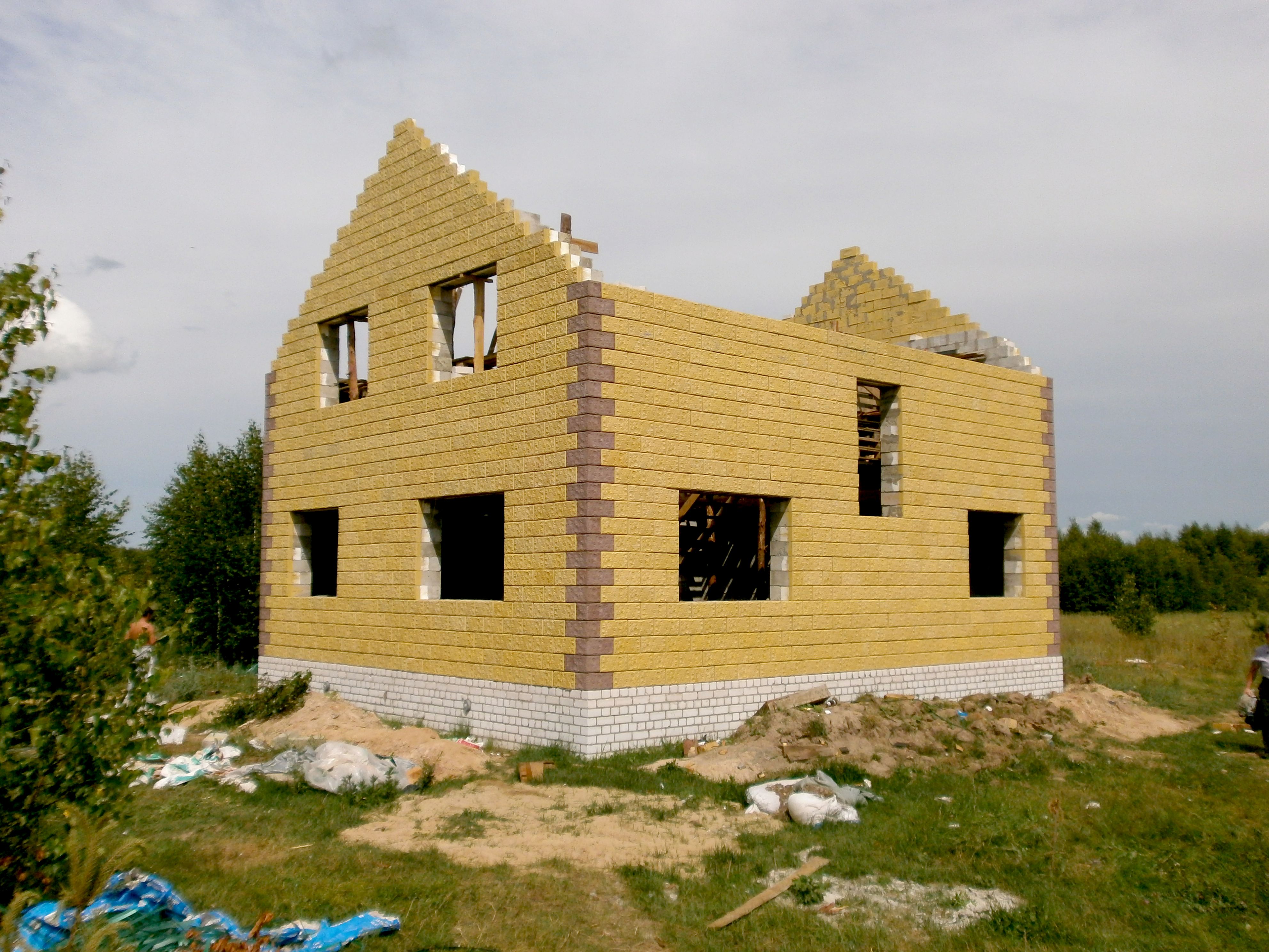 Коттедж строим своими руками: Пример как дешево построить дом своими руками (61 фото)