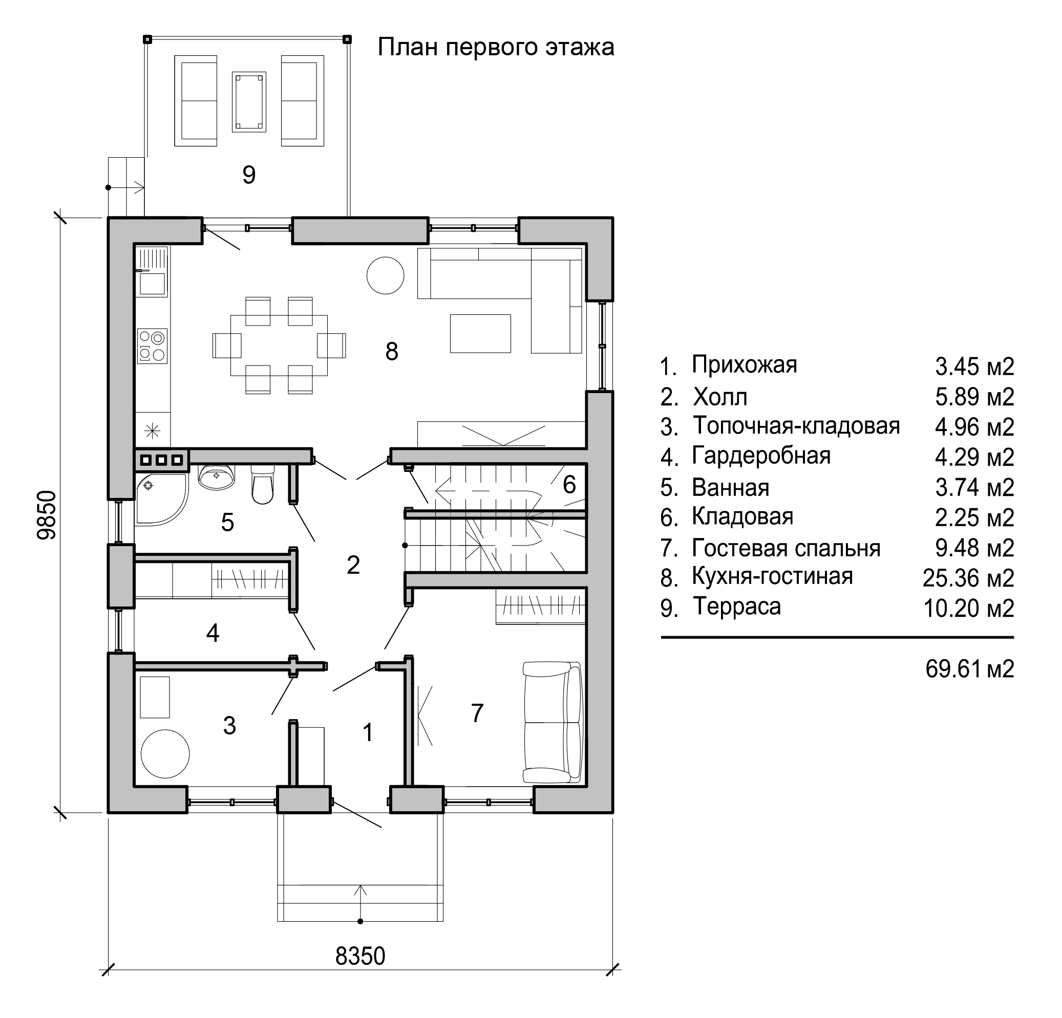 Планировки домов частных двухэтажных: Проекты двухэтажных частных домов