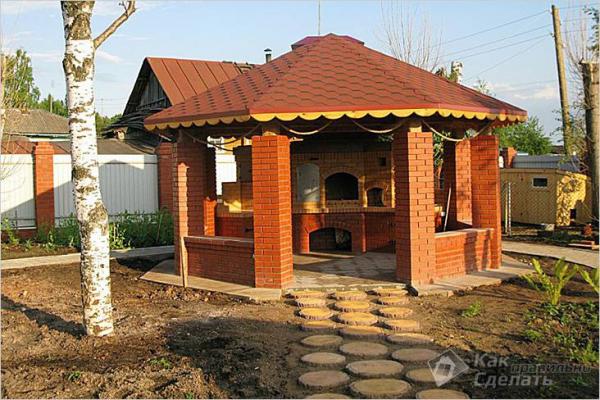 Барбекю с беседкой – кирпичные, каменные, из бревна, советы по выбору проекта, составлению чертежа и строительству беседки с барбекю своими руками