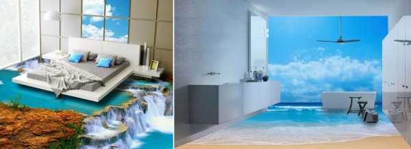 3D обои для гостиной – варианты для гостиной визуально расширяющие пространство в интерьере
