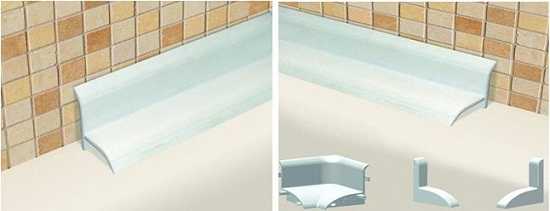 Акриловый плинтус на ванну – Плинтус для ванной - пластиковый, акриловый, силиконовый и ПВХ