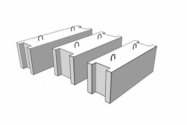 Блоки железобетонные фундаментные – типы, размеры, вес, использование для ленточного, свайного и столбчатого основания