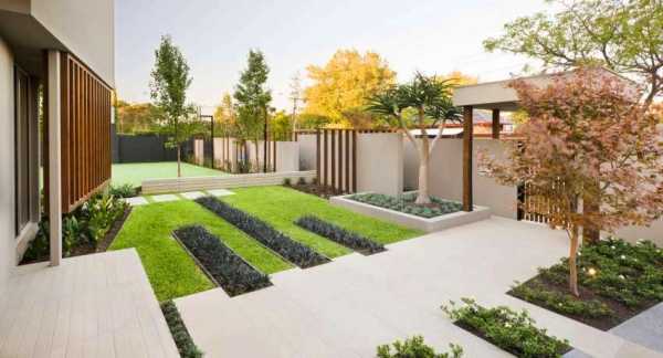 Частный дом дизайн фото двора – Дизайн двора частного дома - стильное и современное обустройство участка (130 фото)